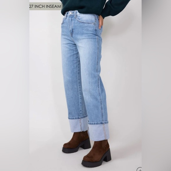 Light Blue Women's Jeans - Picture 4 of 9